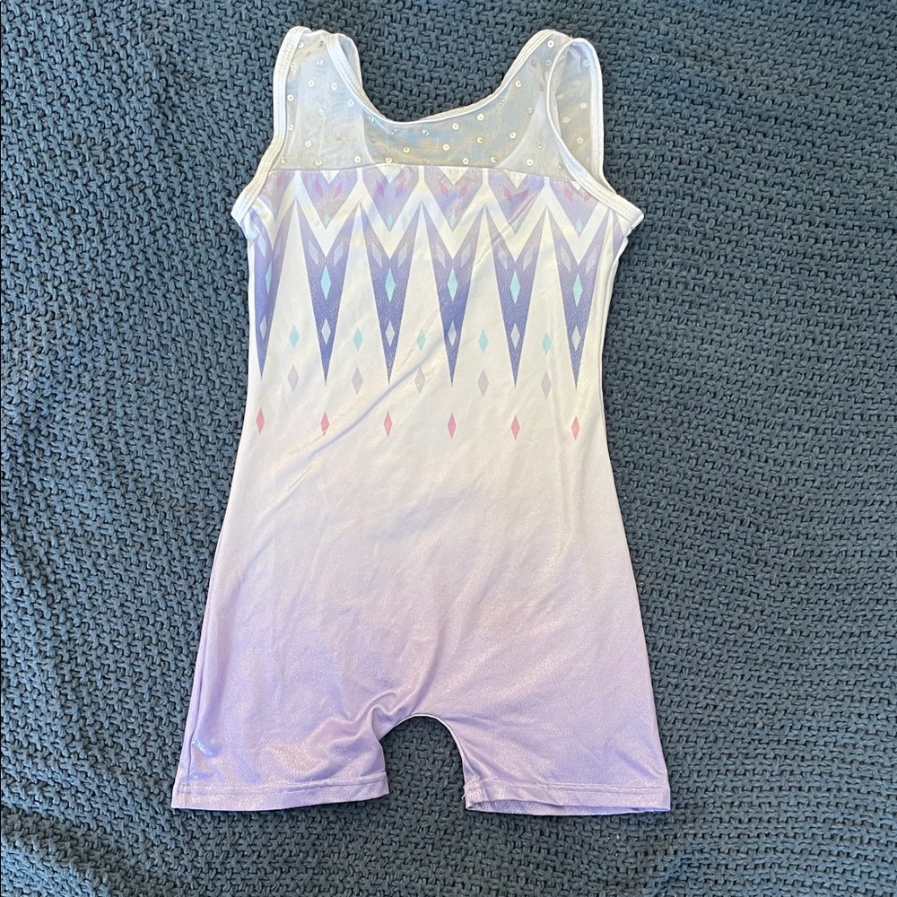 Frozen inspired leotard